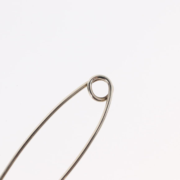 Chrome Hearts CH Plus Large Safety Pin Tie pin Ag925 Silver Auth 143054M