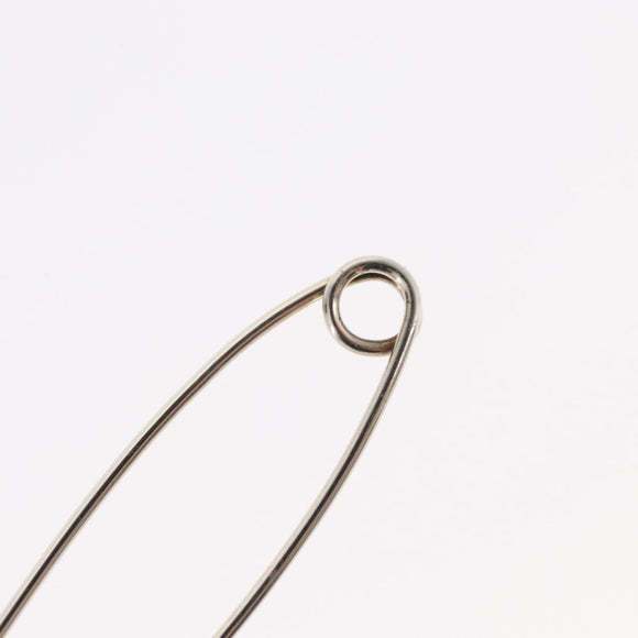 Chrome Hearts CH Plus Large Safety Pin Tie pin Ag925 Silver Auth 143054M