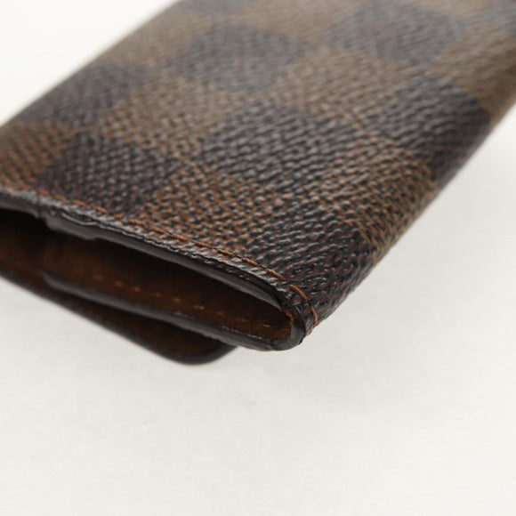 LOUIS VUITTON Damier Classic Car Bouton de Manchette Cuffs Ag925 LV Auth 143055M