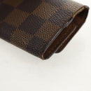 LOUIS VUITTON Damier Classic Car Bouton de Manchette Cuffs Ag925 LV Auth 143055M-11