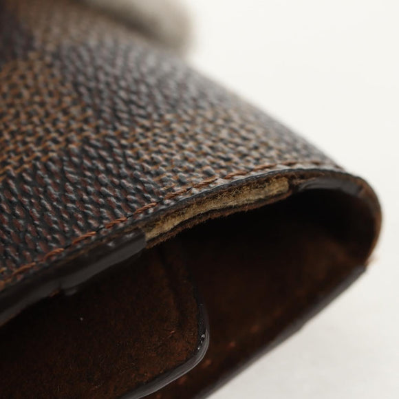 LOUIS VUITTON Damier Classic Car Bouton de Manchette Cuffs Ag925 LV Auth 143055M