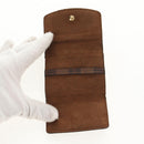 LOUIS VUITTON Damier Classic Car Bouton de Manchette Cuffs Ag925 LV Auth 143055M-14