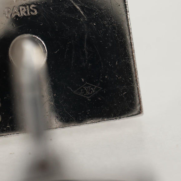 LOUIS VUITTON Damier Classic Car Bouton de Manchette Cuffs Ag925 LV Auth 143055M