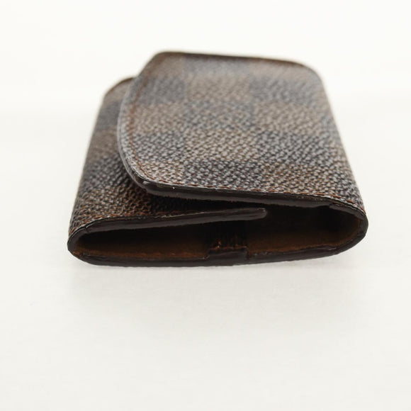 LOUIS VUITTON Damier Classic Car Bouton de Manchette Cuffs Ag925 LV Auth 143055M