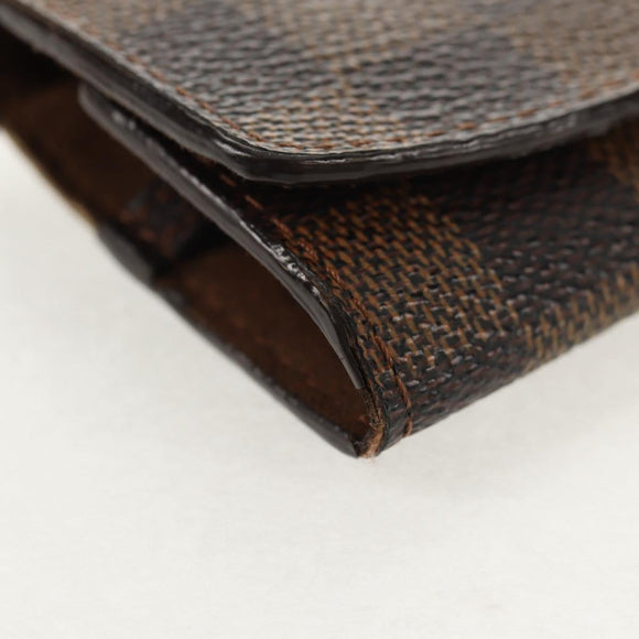 LOUIS VUITTON Damier Classic Car Bouton de Manchette Cuffs Ag925 LV Auth 143055M