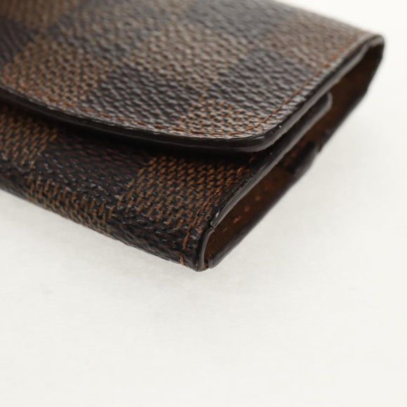 LOUIS VUITTON Damier Classic Car Bouton de Manchette Cuffs Ag925 LV Auth 143055M