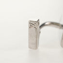 LOUIS VUITTON Bouton De Manchette Cadena Eclet Padlock Ag925 Silver Auth 143056M-11