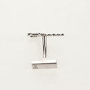 LOUIS VUITTON Bouton De Manchette Cadena Eclet Padlock Ag925 Silver Auth 143056M-17