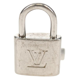 LOUIS VUITTON Bouton De Manchette Cadena Eclet Padlock Ag925 Silver Auth 143056M - 0