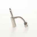 LOUIS VUITTON Bouton De Manchette Cadena Eclet Padlock Ag925 Silver Auth 143056M-5