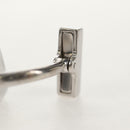 LOUIS VUITTON Bouton De Manchette Cadena Eclet Padlock Ag925 Silver Auth 143056M-8