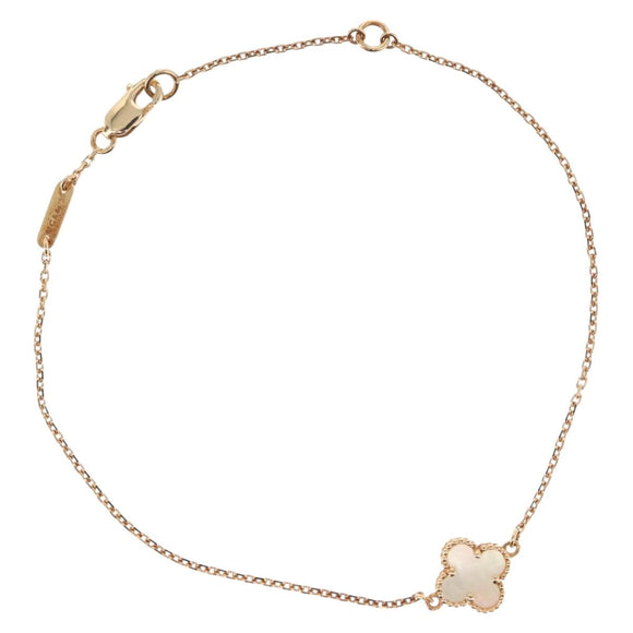 Van Cleef & Arpels Sweet Alhambra Mother Of Pearl 18K gold 750 Auth 143057SM