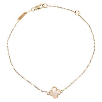 Van Cleef & Arpels Sweet Alhambra Mother Of Pearl 18K gold 750 Auth 143057SM - 0