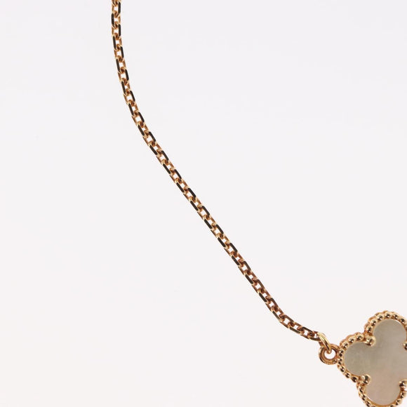 Van Cleef & Arpels Sweet Alhambra Mother Of Pearl 18K gold 750 Auth 143057SM