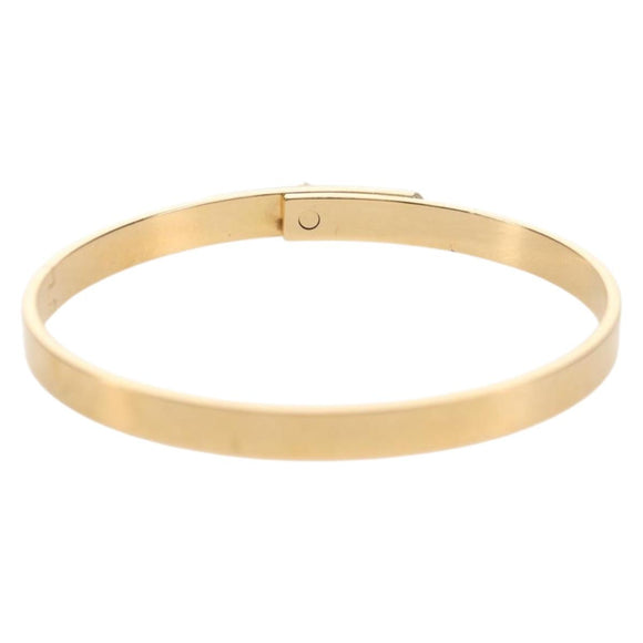 HERMES Kelly Bracelet PM 4P Diamond Bracelet 18K gold 750 Gold Auth 143058SM