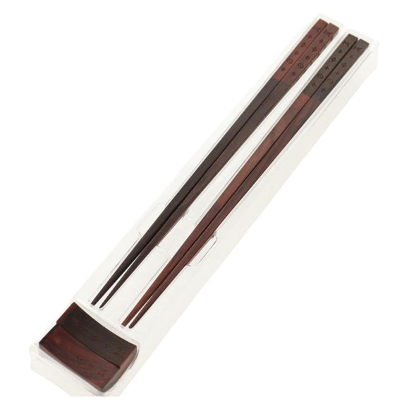 LOUIS VUITTON Monogram Baguette Chop Sticks Wood VIP Only M99171 LV Auth 143059M