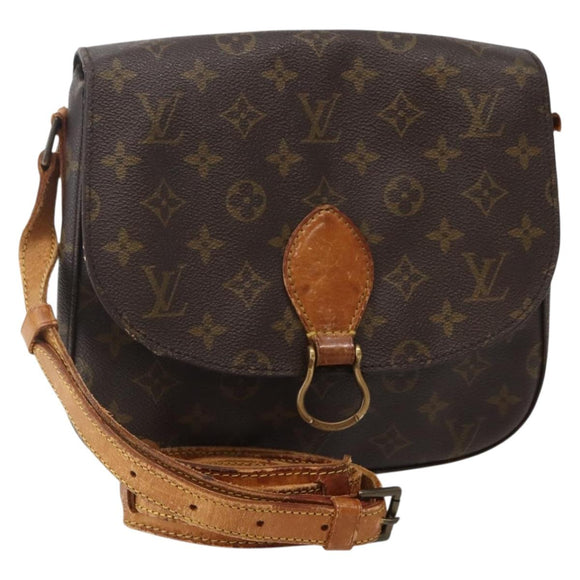 LOUIS VUITTON Monogram Saint Cloud GM Shoulder Bag M51242 LV Auth 143067