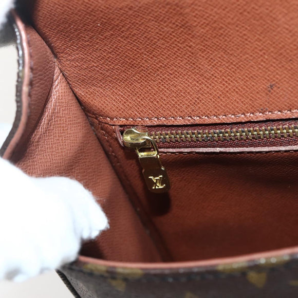 LOUIS VUITTON Monogram Saint Cloud GM Shoulder Bag M51242 LV Auth 143067