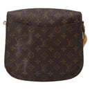 LOUIS VUITTON Monogram Saint Cloud GM Shoulder Bag M51242 LV Auth 143067-3