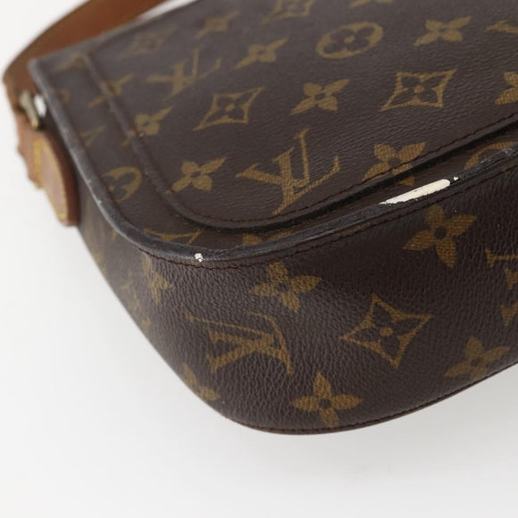 LOUIS VUITTON Monogram Saint Cloud GM Shoulder Bag M51242 LV Auth 143068