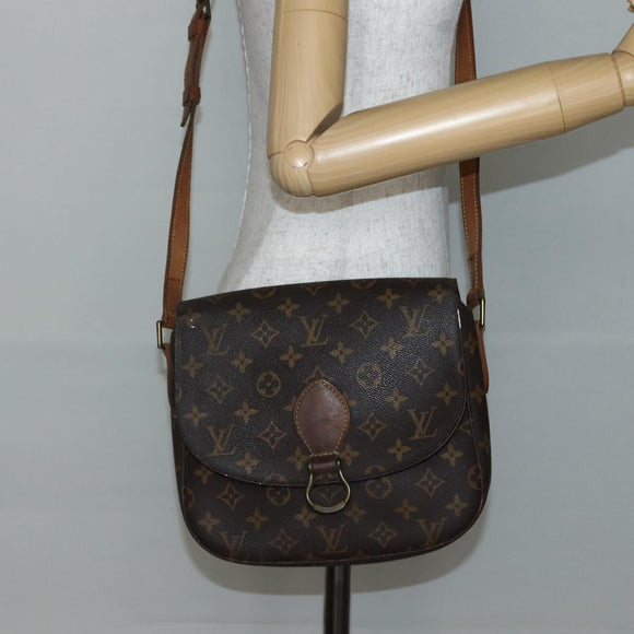 LOUIS VUITTON Monogram Saint Cloud GM Shoulder Bag M51242 LV Auth 143068