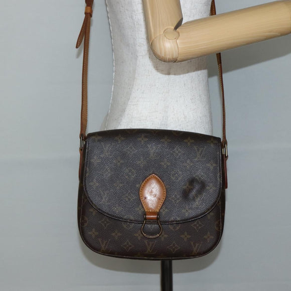 LOUIS VUITTON Monogram Saint Cloud GM Shoulder Bag M51242 LV Auth 143069