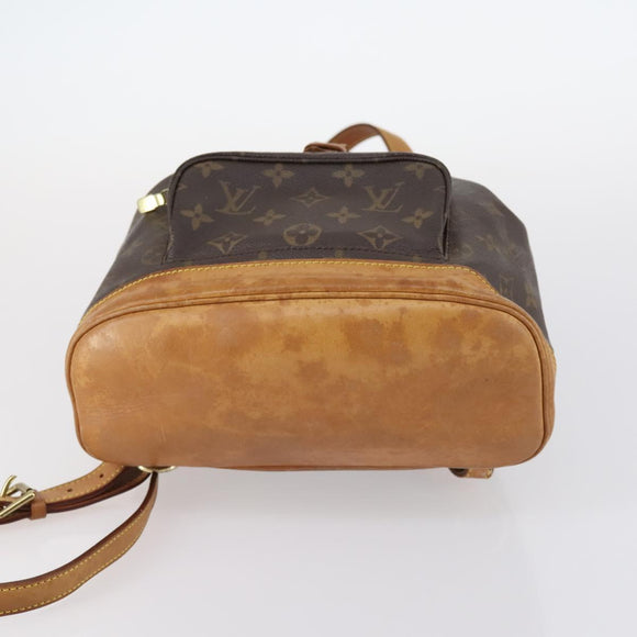 LOUIS VUITTON Monogram Montsouris MM Backpack M51136 LV Auth 143070