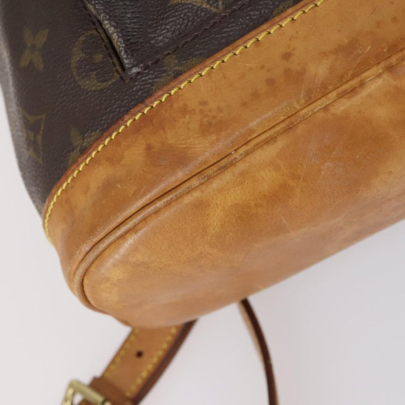 LOUIS VUITTON Monogram Montsouris MM Backpack M51136 LV Auth 143070