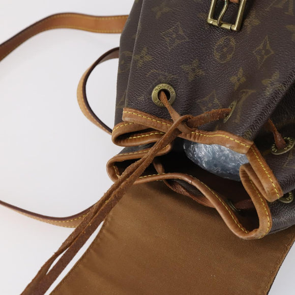 LOUIS VUITTON Monogram Montsouris MM Backpack M51136 LV Auth 143070