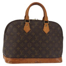 LOUIS VUITTON Monogram Alma Hand Bag M51130 LV Auth 143073-1