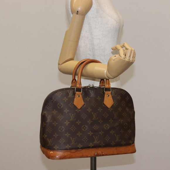 LOUIS VUITTON Monogram Alma Hand Bag M51130 LV Auth 143073