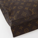 LOUIS VUITTON Monogram Sac Plat Hand Bag M51140 LV Auth 143075-15