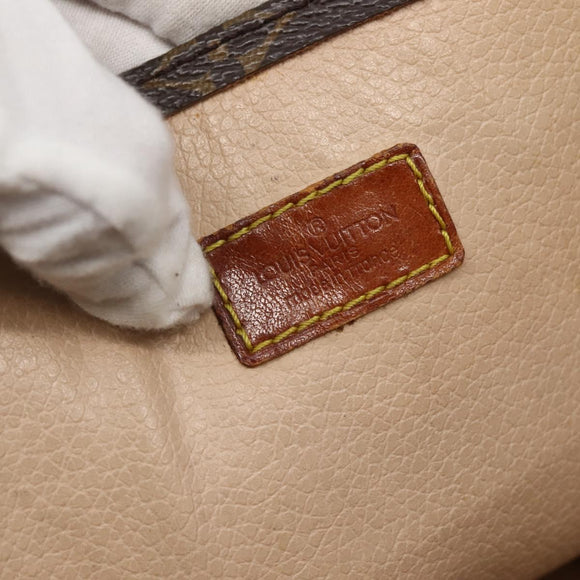 LOUIS VUITTON Monogram Sac Plat Hand Bag M51140 LV Auth 143075