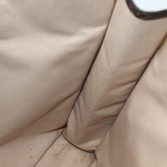 LOUIS VUITTON Monogram Sac Plat Hand Bag M51140 LV Auth 143075