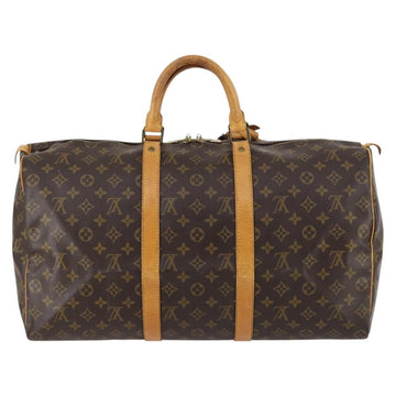 LOUIS VUITTON Monogram Keepall 50 Boston Bag M41426 LV Auth 143077 - 0