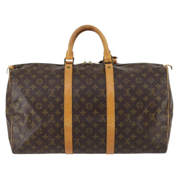 LOUIS VUITTON Monogram Keepall 50 Boston Bag M41426 LV Auth 143077