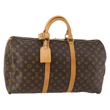 LOUIS VUITTON Monogram Keepall 50 Boston Bag M41426 LV Auth 143078