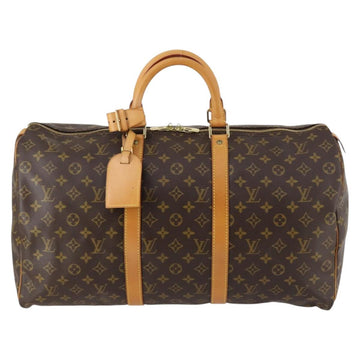 LOUIS VUITTON Monogram Keepall 50 Boston Bag M41426 LV Auth 143078 - 0