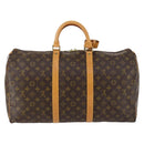 LOUIS VUITTON Monogram Keepall 50 Boston Bag M41426 LV Auth 143078-3