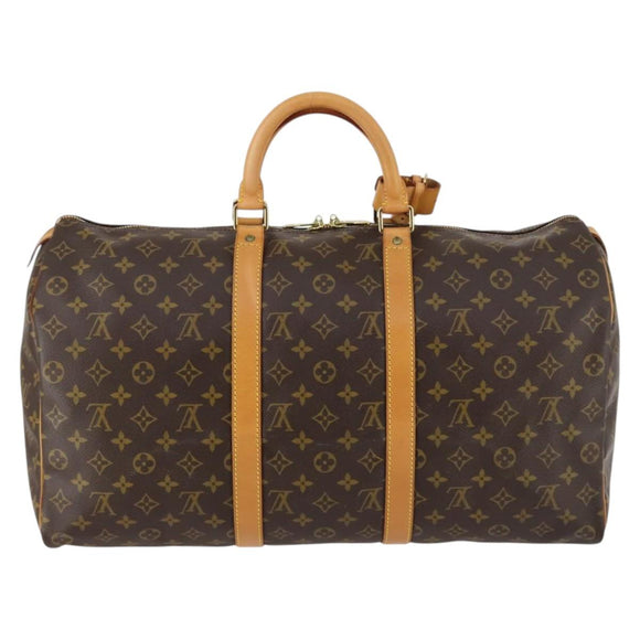 LOUIS VUITTON Monogram Keepall 50 Boston Bag M41426 LV Auth 143078