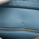 LOUIS VUITTON Monogram Vernis Houston Hand Bag Baby Blue M91005 LV Auth 143080-10