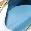 LOUIS VUITTON Monogram Vernis Houston Hand Bag Baby Blue M91005 LV Auth 143080-11