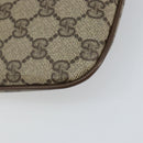 GUCCI GG Supreme Web Sherry Line Shoulder Bag PVC Beige 98 02 047 Auth 143088-16