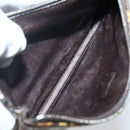 LOUIS VUITTON Monogram Charm Pochette Plat Coin Purse Brown LV Auth 143092-11