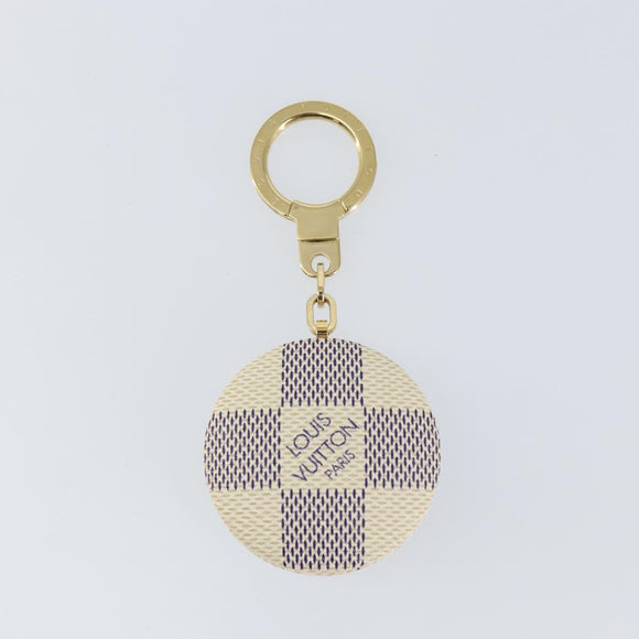 LOUIS VUITTON Damier Azur Astropill Charm N65989 LV Auth 143093