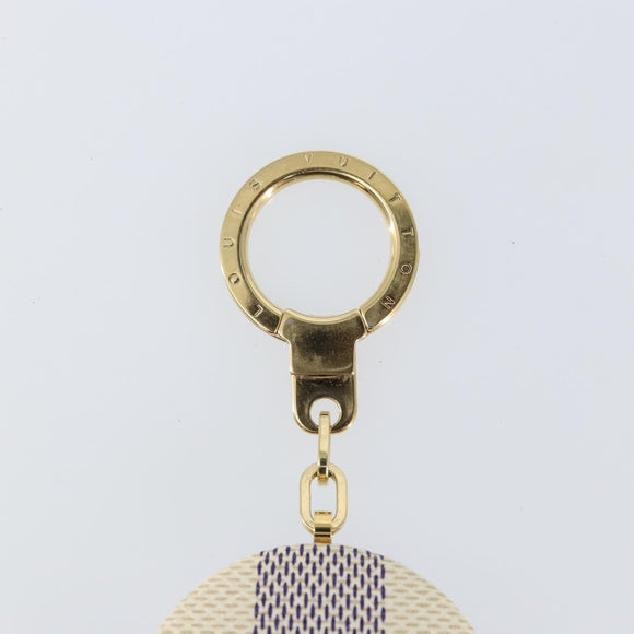 LOUIS VUITTON Damier Azur Astropill Charm N65989 LV Auth 143093