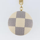 LOUIS VUITTON Damier Azur Astropill Charm N65989 LV Auth 143093-7