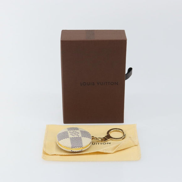 LOUIS VUITTON Damier Azur Astropill Charm N65989 LV Auth 143093