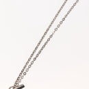 LOUIS VUITTON PandantifV Necklace metal Silver M65363 LV Auth 143094-10