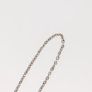 LOUIS VUITTON PandantifV Necklace metal Silver M65363 LV Auth 143094-13